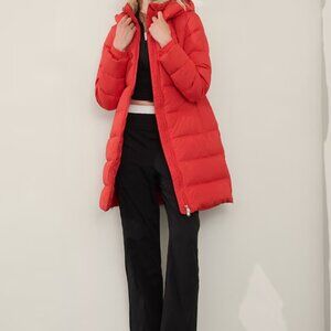 Athleta Downtown Puffer Parka- NEW Petite Medium